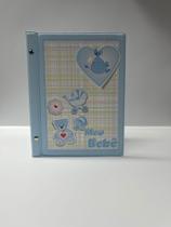 Álbum de fotos modelo meu bebê azul código 1208 Álbum de fotos modelo meu bebê azul código 1208