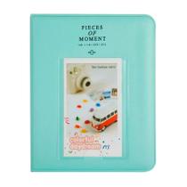 Álbum de fotos Pieces of Moment para instax mini - comporta 64 fotos (Verde água) Álbum de fotos Pieces of Moment para instax mini - comporta 64 fotos (Verde água)