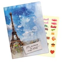 Album de Fotos Pintura Torre Eiffel para 500 Fotos 10x15 + ADESIVO - TUDOPRAFOTO