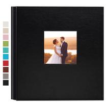 Álbum de fotos: potricher 4x6 600 fotos, capa de couro