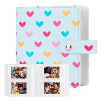 Álbum de fotos Rekeen 112 bolsos para Fujifilm Instax Mini Blue Álbum de fotos Rekeen 112 bolsos para Fujifilm Instax Mini Blue