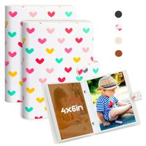 Álbum de fotos Ruibytree, 4x6 polegadas e 52 bolsos para casamento em família