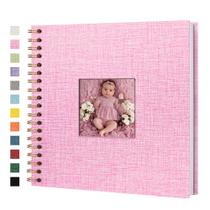 Álbum de fotos Yopih 25x25 cm, linho, capa dura, 40 páginas