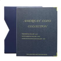 Álbum de Luxo American Coins Série 1 Dollar Colletion