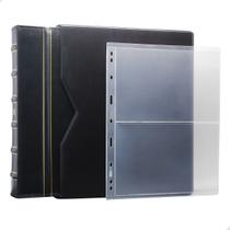 Álbum de Luxo Preto 50 Folhas para 100 Cédulas 3BZN P Álbum de Luxo Preto 50 Folhas para 100 Cédulas 3BZN P