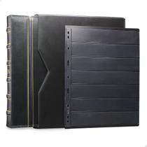 Álbum de Luxo Preto 50 Folhas para 700 Selos 3BZN P