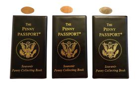 Álbum de Moedas CTM Group Inc Penny Passport Kit com 3 Álbum de Moedas CTM Group Inc Penny Passport Kit com 3