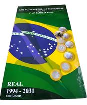 Álbum de Moedas do Real 1994-2031 - Com Espaços para as Moedas dos 30 Anos do Real e 60 Anos do BC Álbum de Moedas do Real 1994-2031 - Com Espaços para as Moedas dos 30 Anos do Real e 60 Anos do BC