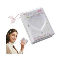 Álbum De Photocards Kpop Coração De Amor Com 40 Bolsos, Resistente À Água, Para Cartões De Ídolos