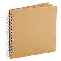 Álbum de recados Juvale, capa dura, Kraft, 80 páginas, 8x8 polegadas Álbum de recados Juvale, capa dura, Kraft, 80 páginas, 8x8 polegadas