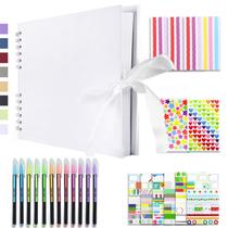 Álbum de recortes Vienrose 28x20 cm, 80 páginas, kit DIY Álbum de recortes Vienrose 28x20 cm, 80 páginas, kit DIY