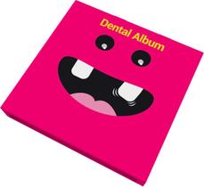 Album Dental p guardar os dentes de Leite Premium Rosa Angie