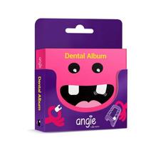 Album Dental Premium Porta Dente de Leite Angie Angelus Rosa