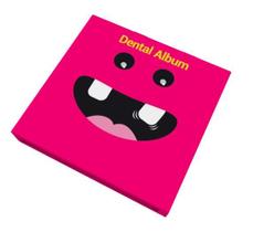 Álbum Dental Premium Porta Dentes Infantil Recordação Rosa