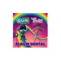Álbum e estojo para Dente de Leite Trolls GUM