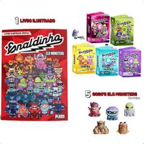 Álbum Enaldinho Elo Monsters Oficial + 5 Gogo's + 5 Livros Álbum Enaldinho Elo Monsters Oficial + 5 Gogo's + 5 Livros