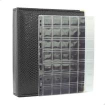 Álbum Fichário 10 Folhas Para 420 Moedas 28x21 Cobra P