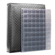 Álbum Fichário 10 Folhas para 630 Moedas 32x24 Cobra Fosco G Álbum Fichário 10 Folhas para 630 Moedas 32x24 Cobra Fosco G