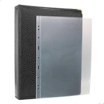 Álbum Fichário 10 folhas para Cédulas 1 Espaço 32x24 Ziper Cobra GG Álbum Fichário 10 folhas para Cédulas 1 Espaço 32x24 Ziper Cobra GG