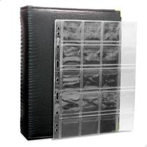 Álbum Fichário 20 Folhas Para 400 Moedas 28x21 Cobra Fosco XL