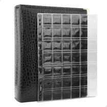 Álbum Fichário 20 Folhas Para 840 Moedas 28x21 Cobra XL Álbum Fichário 20 Folhas Para 840 Moedas 28x21 Cobra XL