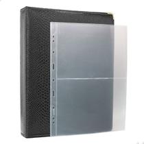 Álbum Fichário 40 folhas para Cédulas 2 Espaços 32x24 Ziper Cobra GG Álbum Fichário 40 folhas para Cédulas 2 Espaços 32x24 Ziper Cobra GG