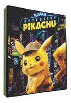 Álbum Fichário Cartas Pokémon P/ 180 Cards Detetive Pikachu