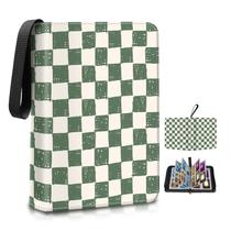 Álbum fichário para cartas 4 bolsos, 400 cartas, 50 folhas removíveis Álbum fichário para cartas 4 bolsos, 400 cartas, 50 folhas removíveis