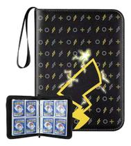 Album Fichário Pasta Pokemon Pikachu P/ 400 Cartas Cards Tcg