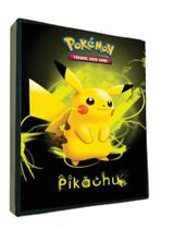 Álbum Fichário Pokémon Pasta Porta 180 Cards Pikachu