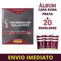 Álbum Figurinhas Copa Mundo 2022 Qatar Prata + 20 Envelopes - Panini