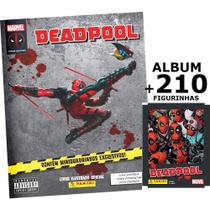 Album Figurinhas Hq Gibi Marvel Deadpool + 210 Figurinhas - Panini