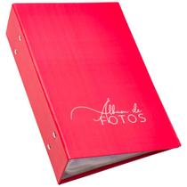 Álbum Fotografico 10X15/500 Fotos Vermelho Amor Love Namoro - Clip