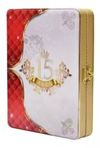 Álbum Fotográfico 15 Anos Luxo Com Estojo 100 Fotos 15x21