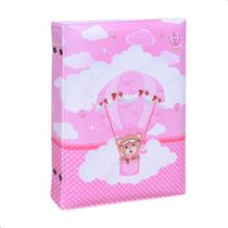 Álbum Fotográfico 15x21 para 100 Fotos URSA BALOEIRA Bebê Infantil Balão Menina