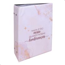 Álbum Fotográfico 500 Fotos 10x15 LEMBRANÇAS BRANCO Casal Namorados Família Amigos