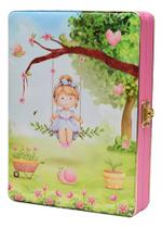 Álbum Fotográfico Caixa Luxo Princesa Jardim 100 Fotos 15x21