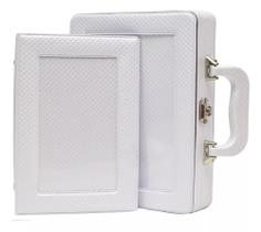 Álbum Fotográfico Luxo Branco Com Caixa 160 Fotos 15x21 Álbum Fotográfico Luxo Branco Com Caixa 160 Fotos 15x21