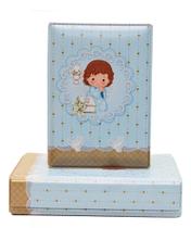 Álbum Fotográfico Luxo Caixa Imã Batizado 100 Fotos 10x15 Álbum Fotográfico Luxo Caixa Imã Batizado 100 Fotos 10x15