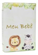 Álbum Fotográfico Luxo Meu Bebê Safari 200 Fotos 15x21