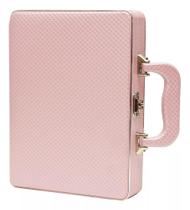 Álbum Fotográfico Luxo Rosa Com Alça 160 Fotos 15x21