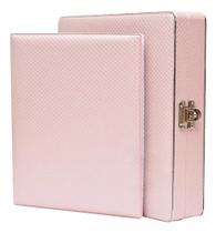 Álbum Fotográfico Luxo Rosa Com Estojo 100 Fotos 20x25 Álbum Fotográfico Luxo Rosa Com Estojo 100 Fotos 20x25
