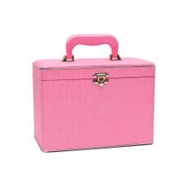 Álbum Fotográfico Maleta Box Luxo Rosa 240 Fotos 15x21