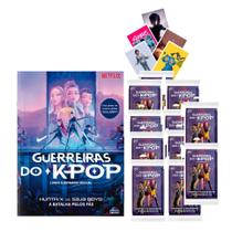 Álbum Guerreiras Do Kpop com 100 Figurinha 20 Envelope mais Poster encartado