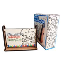 Álbum Infantil de Pintura para Autistas em MDF Minhas Emoções