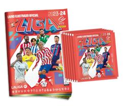 Álbum La Liga 2023 2024 Com 50 Figurinhas (10 Envelopes)