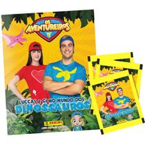 Álbum Luccas Neto E Gi Os Aventureiros 2025 + 30 Figurinhas