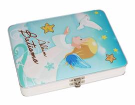 Álbum Maleta Batismo Batizado Unissex Para 60 Fotos 15x21