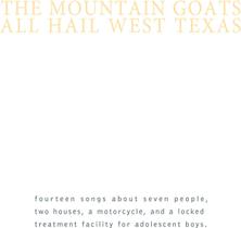 Álbum MERGE All Hail West Texas Álbum MERGE All Hail West Texas
