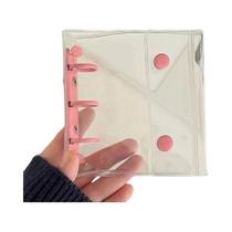 Álbum Mini De Cartões Fotográficos Transparentes De 3 Polegadas, Protetor De Cartões De Ídolos Com